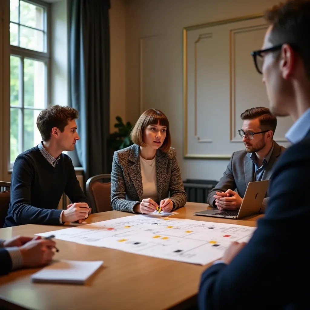 Modern office environment